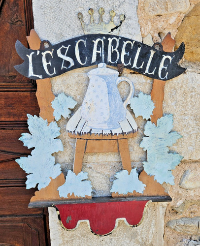 Double face enseigne - double, pour