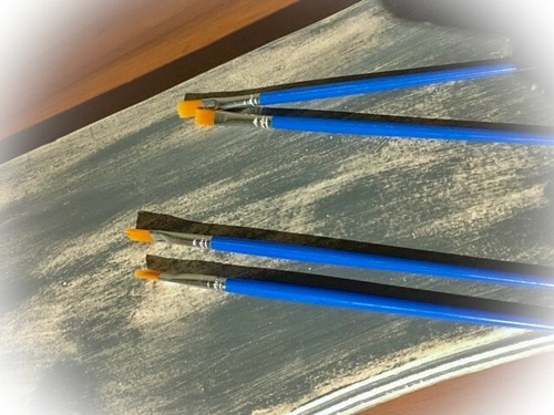 Pcs peinture pinceaux - 5,