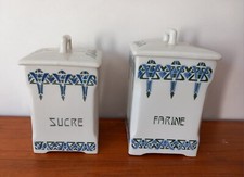 POTS À CONDIMENTS ANCIENS ST