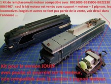 Kit Motorisation locomotives JOUEF HO (à courroie) - BB15005 - BB22230 - BB67407
