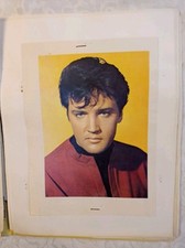 Lot rare de coupures, Discographie,photos et articles vintage Elvis Presley...