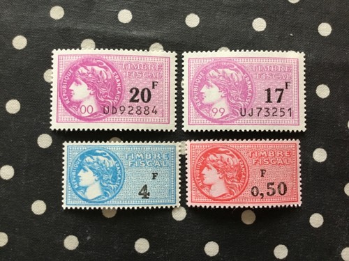 France timbres fiscaux lot - france,