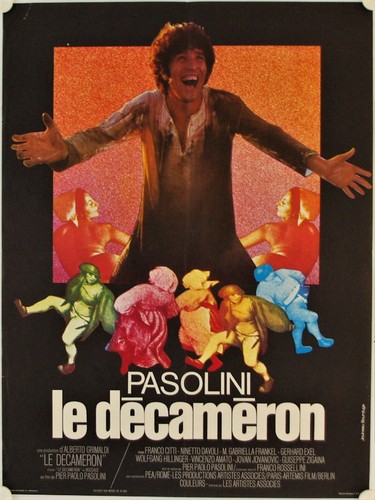 Affiche cinéma decameron 1971 - affiche,