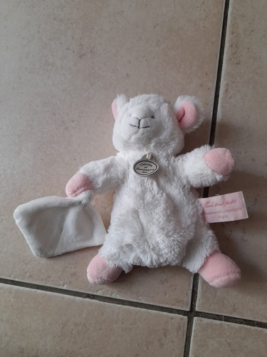 Doudou agneau rose et - doudou,