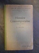 Mémento d'Histoire contemporaine ( 1848 à nos jours ) 1930 delagrave