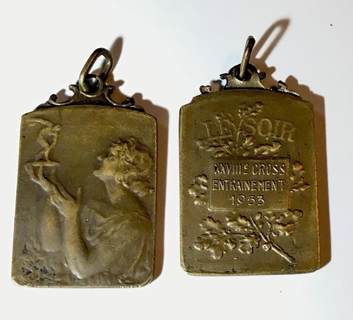 Ancien pendentif bronze art - ancien,