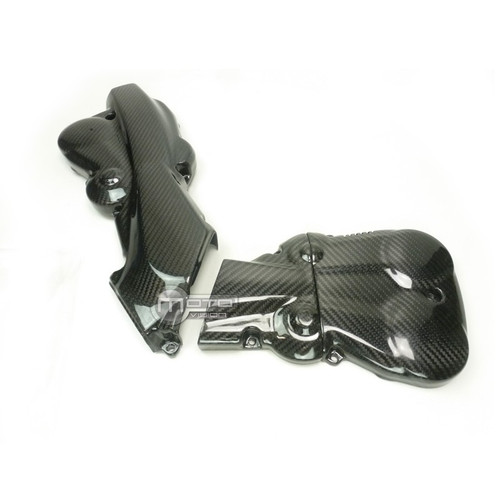 Caches courroie carbone ducati - carbone,