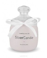Bougie Parfumée Avec Bijoux En Argent Coffee Latte De SilverCandle 80 Heures
