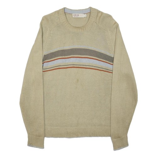 Ewm pull over beige motif - ewm,