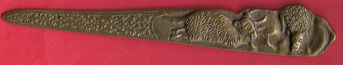 Coupe papier bronze - coupe, en