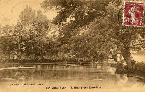 Carte etang des antoines - des,