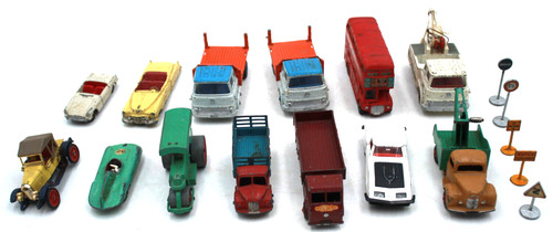 13pc vtg dinky supertoys - dinky,