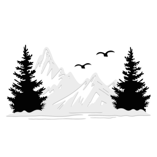 Lot autocollants montagne - lot,