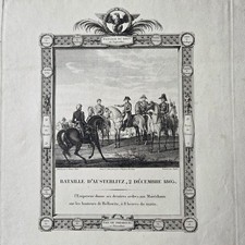 Rare Gravure Napoléon