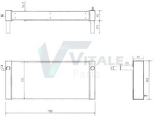 RADIATOR FOR BOBCAT S150 S160