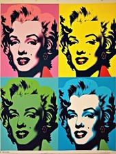 Photo A4 Femme Pop Art Modern
