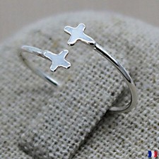 Bague croix catholique en