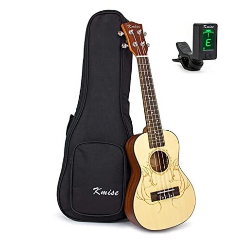 Concert ukulele solid spruce - solid,