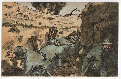 Cpa guerre 18 - , illustrateur