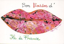 CARTE DEDICACEE ROGER BEZOMBES - Peintre -  10,5x15