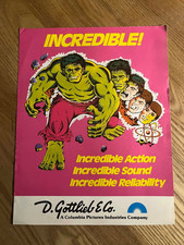 Original flyer flipper Gottlieb HULK