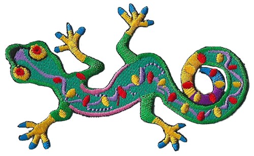 Patche écusson gecko - écusson,