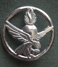 insigne de beret . commando  de chasse Gendarmerie . Algerie OAS  parachutiste