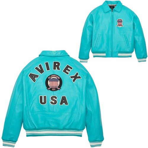 Veste cuir avirex homme - en,