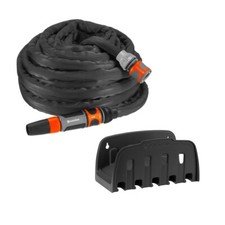 Gardena Tuyaux Et Chariots À Tuyaux Textiles Liano 15 M Avec Tuyau Mural 1