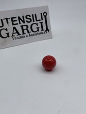 Pommeau Pomme en Bois Meubles Rouge Verni - Made IN Italy