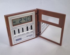  Rare ancien réveil de voyage  Bayard made in Japan début années 80