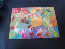 PALETTE DE PEINTURES DOUBLE FACE SUR BOIS CERTAINEMENT D'ECOLIER