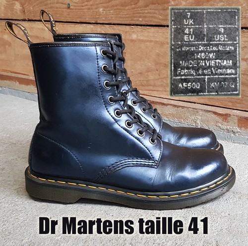 Martens taille uk7 cuir - martens,