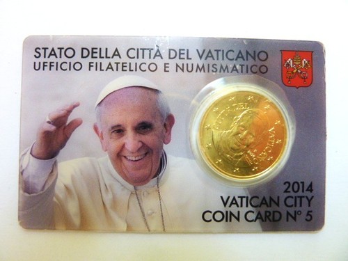 Vatican coin card - coin-card, 50