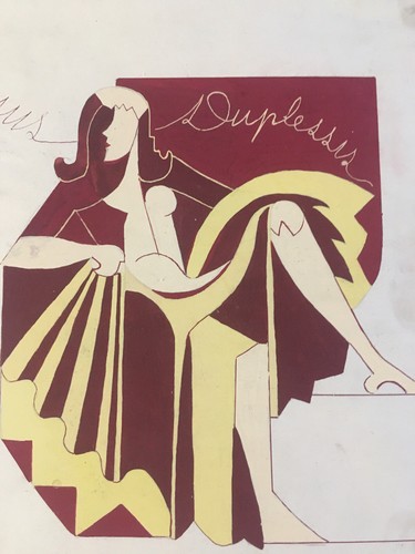 Lot belle peinture papier - de,
