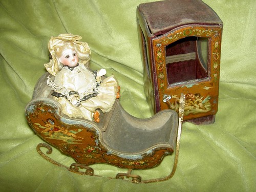 Antique boudoir doll french - antique,