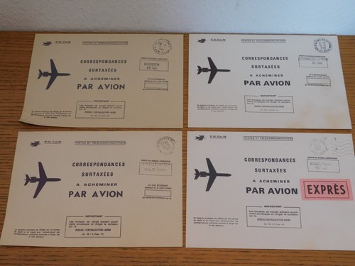 Vintage lot enveloppe ptt la - 4,