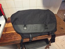 Large Chrome messenger bag