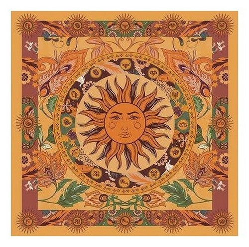 Nappe tissu soleil roue - tissu,
