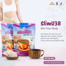 Tisane minceur SlimU38 38 sachets de thé 150 g de mélange d'épices tropicales