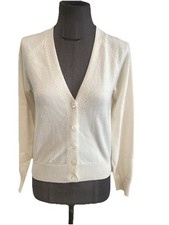Superbe Gilet Cardigan Blanc