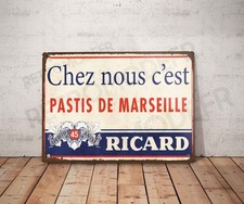 Plaque métal vintage Ricard