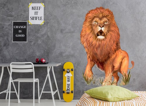 Papier peint animal - , lion