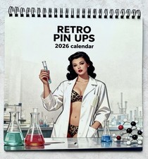 Calendrier 2026 rétro pin - pin, up