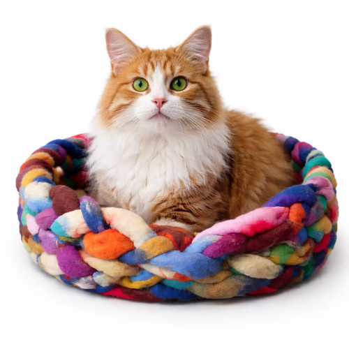 Lit pour chat laine - pour,