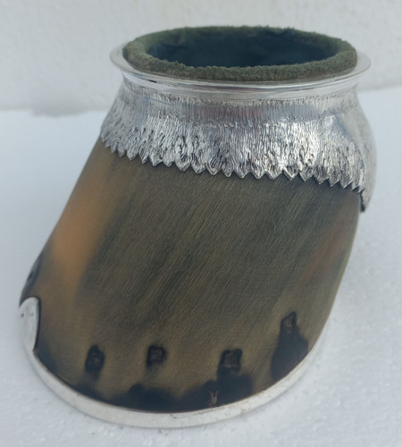 Sabot cheval monture - , argent