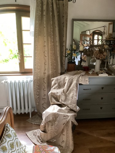 Paire double rideaux - de,