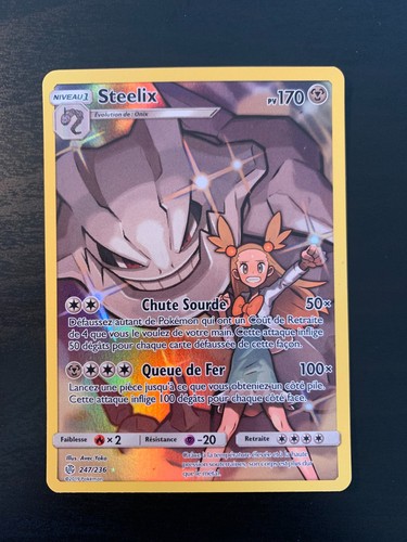 Carte pokémon steelix - carte,