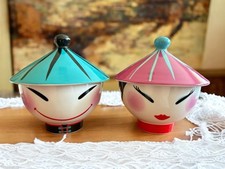 Lot de 2 Bols Porcelaine Mao Pylones Paris avec Couvercle - Design Créa Créa