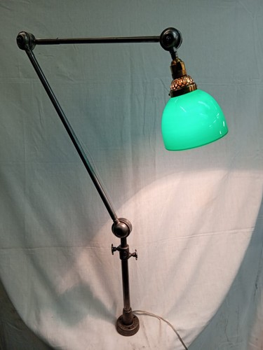 Lampe tous sens 1930 opaline - lampe,